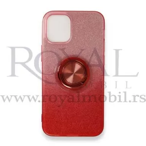 Silikonska futrola OMBRE SHINE RING za Samsung A207 Galaxy A20S crvena --D11