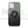 Silikonska futrola OMBRE SHINE RING za iPhone 11 Pro (5.8) crna