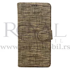 Futrola TEXTILE FLIP za Samsung A205/A305 Galaxy A20/A30 zlatna --R121 --C80 --A125 --C118 --C68 --B191