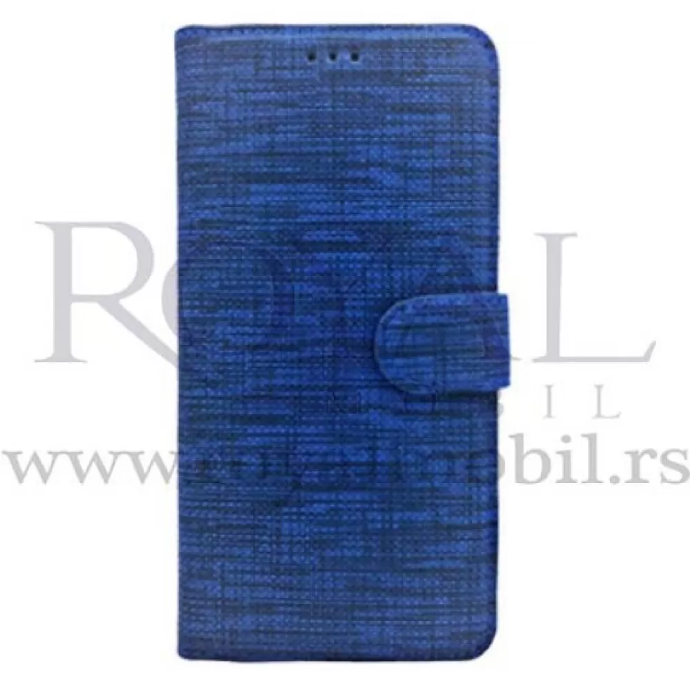 Futrola TEXTILE FLIP za Samsung A205/A305 Galaxy A20/A30 plava --R121 --C80 --C105 --A197 --B191