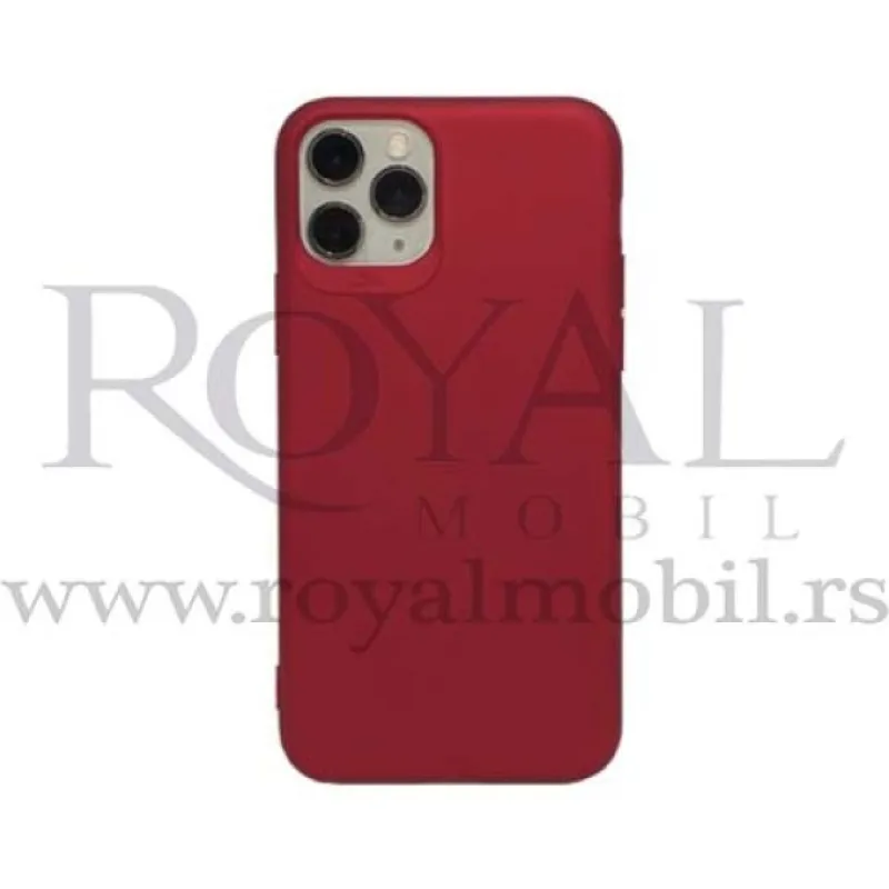 Futrola Silikonska Ultra Tanka SOFT za Samsung A202 Galaxy A20e titanium bordo