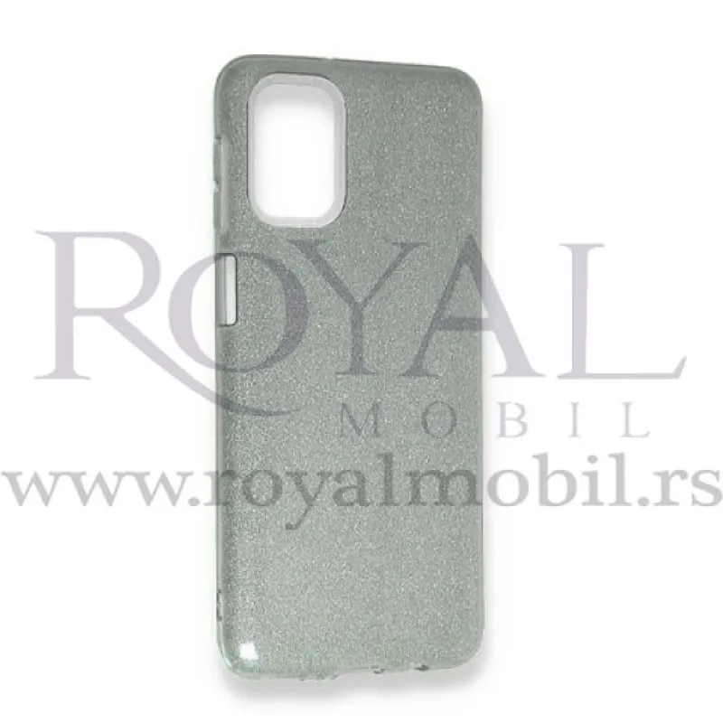 Silikonska Futrola PVC SHINE za Xiaomi Redmi Note 8 srebrna
