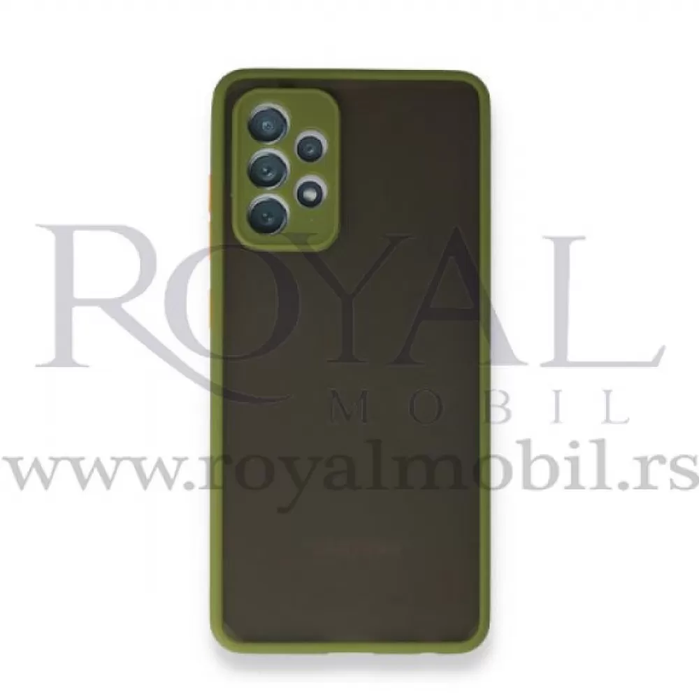 Futrola PVC MATTE za Huawei Mate 30 Lite sivo/zelena