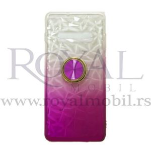 Silikonska futrola OMBRE RING za Samsung G973 Galaxy S10 roze --C138