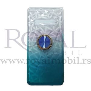 Silikonska futrola OMBRE RING za Samsung G973 Galaxy S10 plava --C138