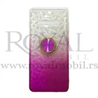 Silikonska futrola OMBRE RING za Samsung A205 Galaxy A20 roze --C137