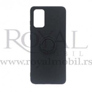Silikonska futrola KOLOR SA PRSTENOM za iPhone 11 Pro (5.8) crna
