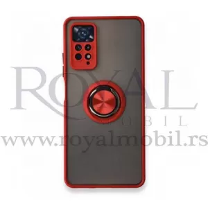 Futrola PVC MATTE sa magnetom za Samsung Galaxy S11/S20 Plus sivo/crvena