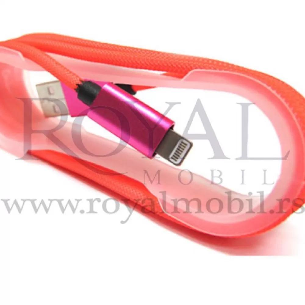 USB kabal MREZA iPhone crveni