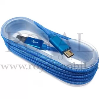 USB kabal MREZA micro plavi 