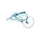 Handsfree univerzalne Slusalice OFIA J5 3.5mm M-88 sa mikrofonom plave -C212