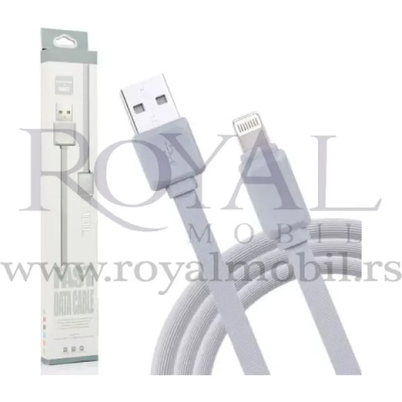 USB Fast data cable REMAX 1000m RC-008i iPhone lightning sivi --S48
