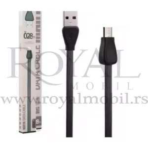USB kabal REMAX MARTIN RC-028m 1000mm micro crni --C144-189