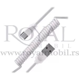 USB data kabal REMAX Pro Data RC-117a Type C (Tip C) beli 1m --R173