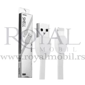 USB data kabal REMAX Shell RC-040i za Iphone lightning beli --R177