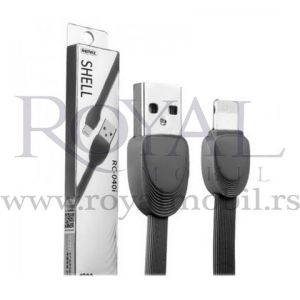 USB data kabal REMAX Shell RC-040i za Iphone lightning crni --R177