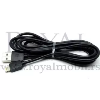 USB data cable REMAX LIGHT 1m iPhone 5G/5S/5C/SE/6/6 Plus RC-06i crni --S173