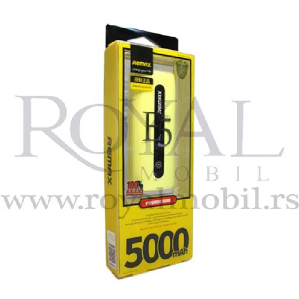 Power Bank REMAX BOX 5000 mah zuta --S12