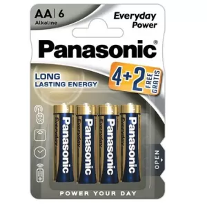 Panasonic LR6 4+2 1.5V alkalna baterija (pakovanje)