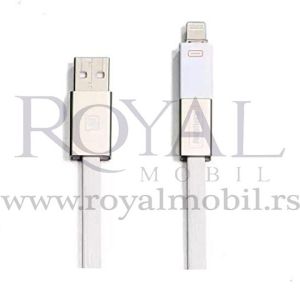 USB data cable REMAX SHADOW MAGNET RC-026t 1m micro/lightning 2in1 gold