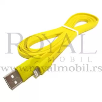 USB data kabal REMAX quick charge&data za Iphone lightning zuti 2m --A56 --B202