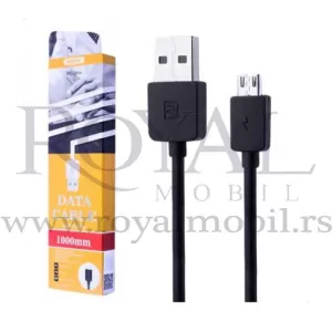 USB data cable REMAX LIGHT 1m micro RC-06m crni --B222