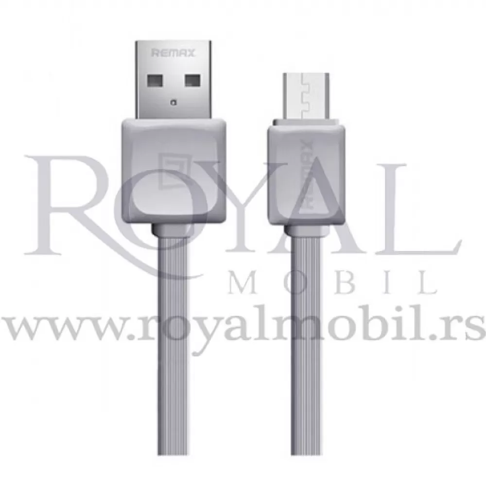 USB Fast data cable REMAX 1000m RC-008m micro sivi --S71