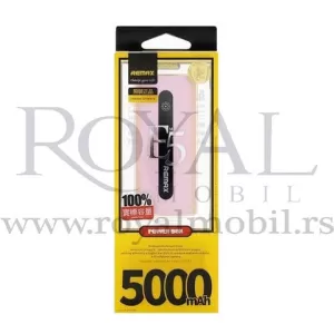 Power Bank REMAX BOX 5000 mah roze --S12 --S24