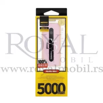 Power Bank REMAX BOX 5000 mah roze