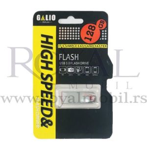 USB Fles GALIO 128GB srebrni