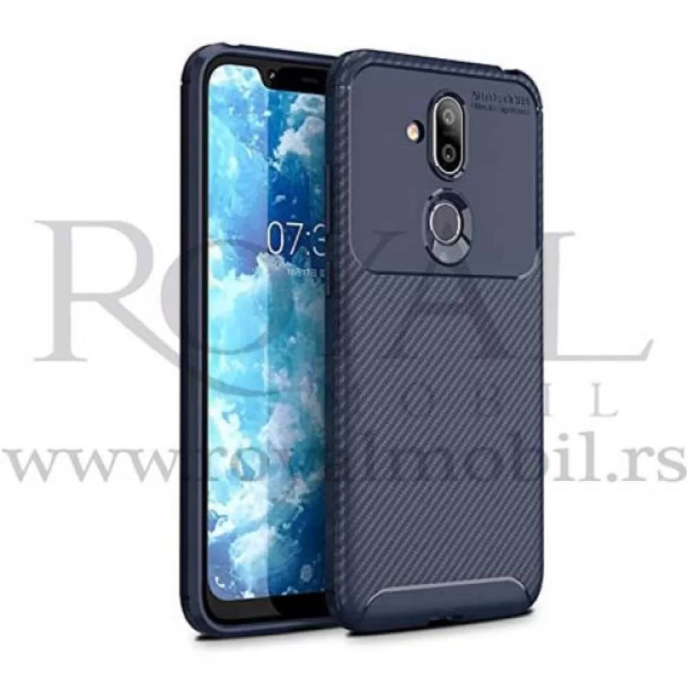 Silikonska futrola AUTO FOCUS LINE za Huawei Y7 2019 / Y7 Prime 2019 teget