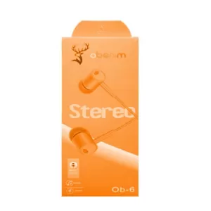 Slusalice OBENIM (OB-6) 3.5mm narandzaste