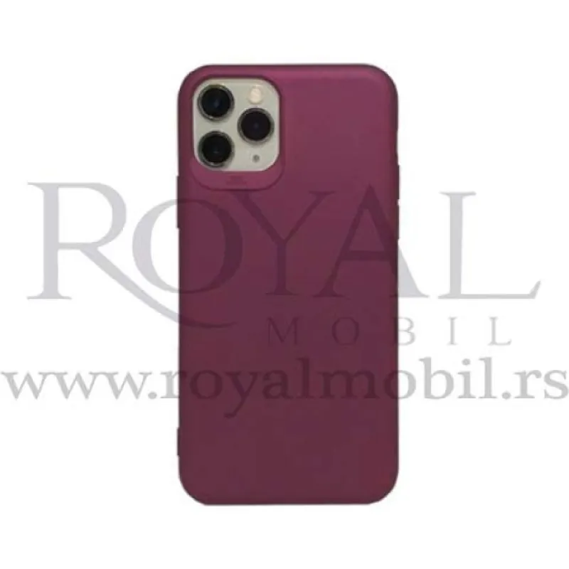 Silikonska futrola ultra tanka SOFT za Xiaomi Redmi Note 9 Pro/Note 9S titanium ljubicasta