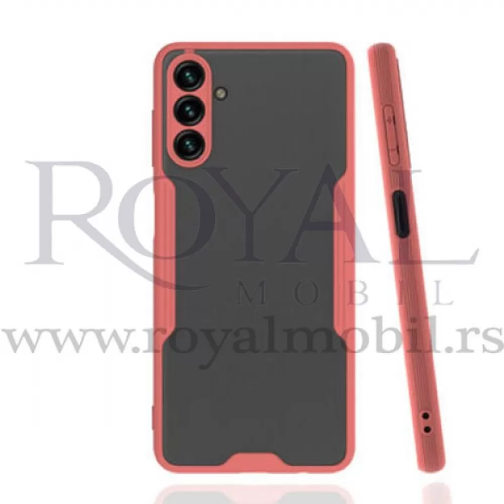 Futrola PVC MATTE sa obodom za Xiaomi Redmi Note 9S roze