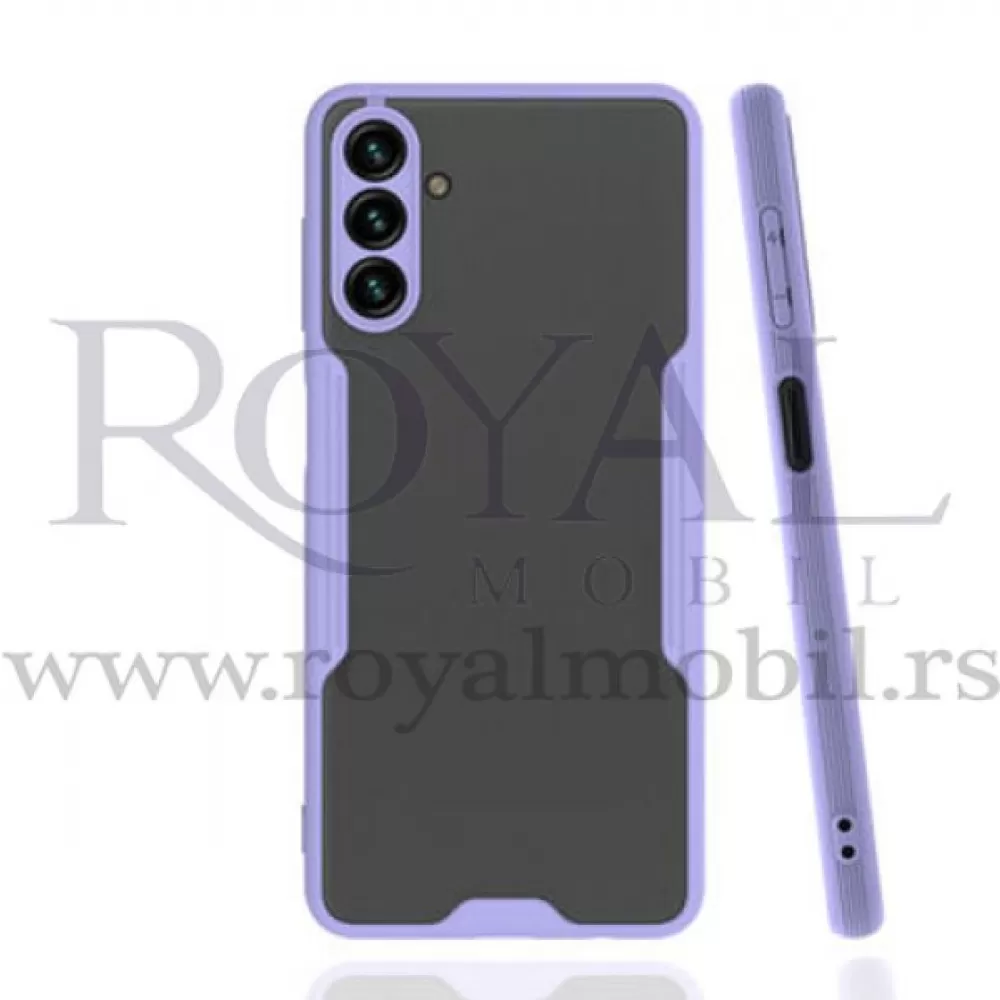 Futrola PVC MATTE sa obodom za Xiaomi Redmi Note 9S lila