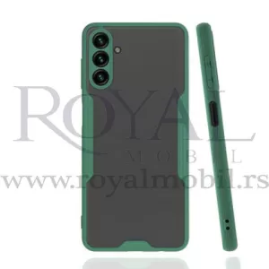 Futrola PVC MATTE sa obodom za iPhone 12 Mini (5.4) maslinasto zelena