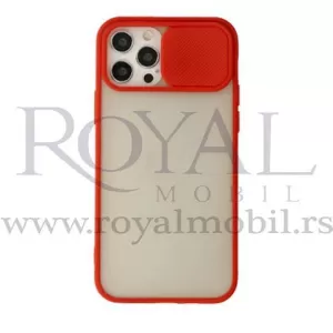 Futrola FULL PROTECT CAMERA za iPhone 12 Pro Max crvena