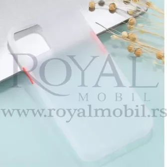 Silikonska futrola MOPAL No3 za iPhone 11 Pro (5.8) bela sa crvenim