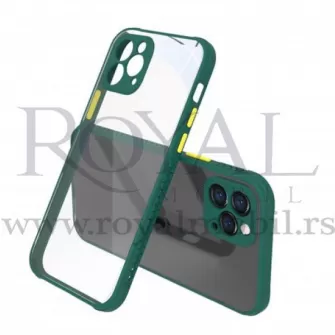 Futrola PVC MOPAL za Xiaomi Redmi Note 9S / Note 9 Pro maslinasto zelena sa zutim