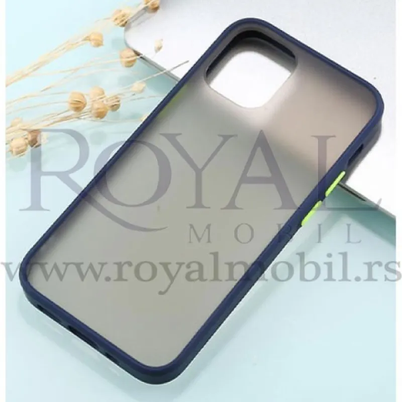 Silikonska futrola MOPAL No3 za iPhone 11 Pro (5.8) teget sa zelenim