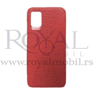 Futrola TEXTILE MIMO sa obodom za iPhone 12 / iPhone 12 Pro (6.1) crvena