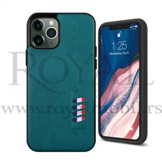 Futrola LEATHER BUSY za iPhone 11 Pro (5.8) zelena