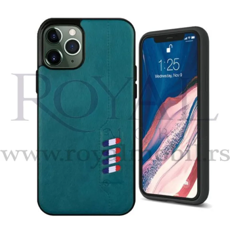 Futrola LEATHER BUSY za Xiaomi Redmi Note 9 Pro/Note 9S zelena