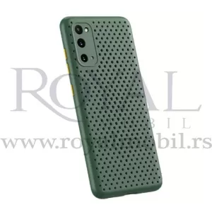 Silikonska futrola SOFT ANTI SLIP za iPhone 12 / iPhone 12 Pro (6.1) maslinasto zelena