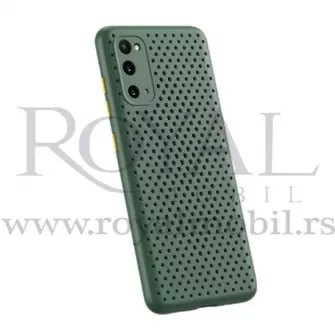 Silikonska futrola SOFT ANTI SLIP za iPhone 12 Mini (5.4) maslinasto zelena