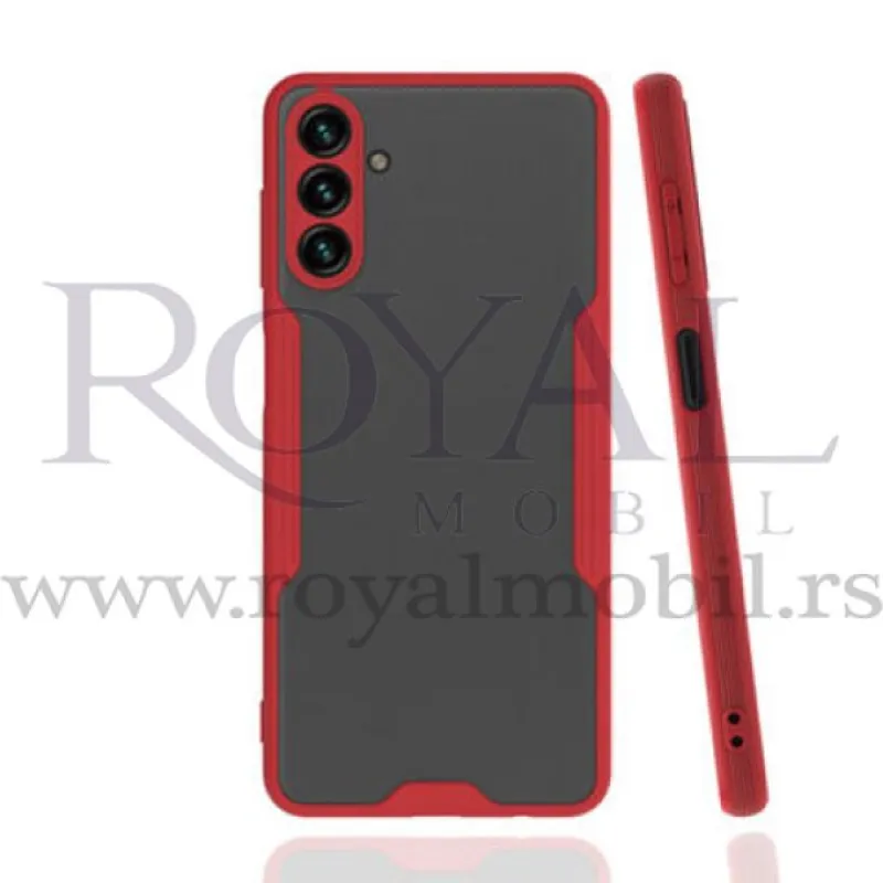 Futrola PVC MATTE sa obodom za Xiaomi Mi 10T Pro crvena