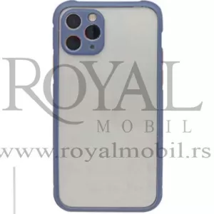 Futrola PVC SA OKVIROM za iPhone 11 Pro (5.8) ljubicasta