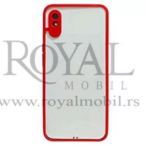 Futrola PVC SA OKVIROM za iPhone 12 (6.1) crvena