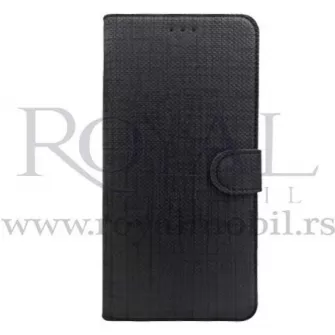 Futrola TEXTILE FLIP za Huawei P Smart 2019 crna