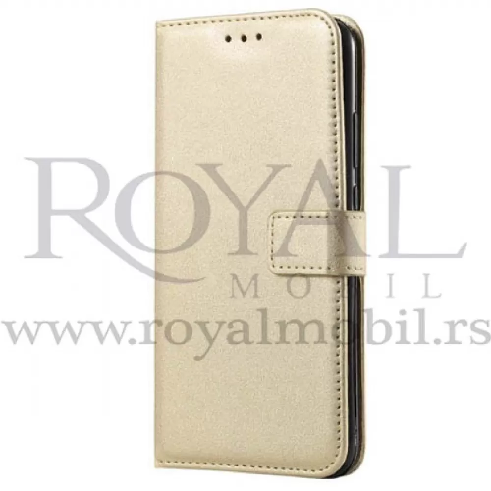 Futrola ROYAL FLIP za Samsung A022 Galaxy A02 zlatna